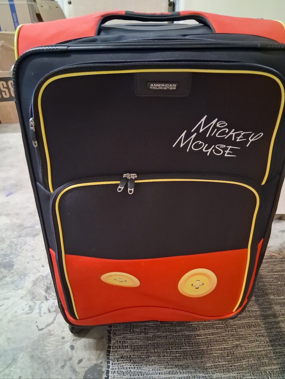 American Tourister Disney 28" Mickey Mouse Suitcase, 4-Wheeled Spinner